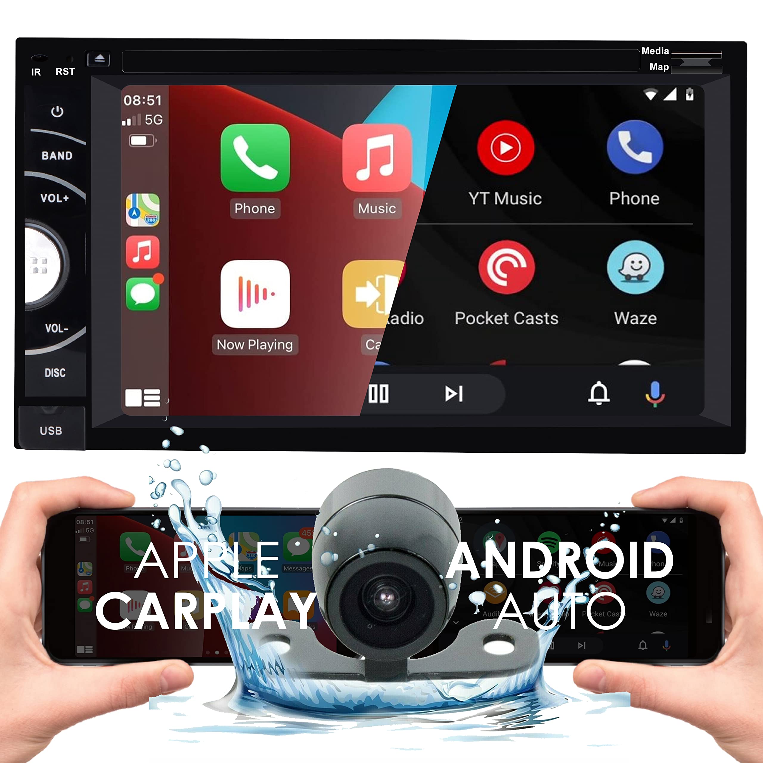 クラリオンNXV987 DVD CARPLAY TV BT USB Amazon.com: Gravity D96CP HiFi Audio Processor 6.5 Inch 1080P