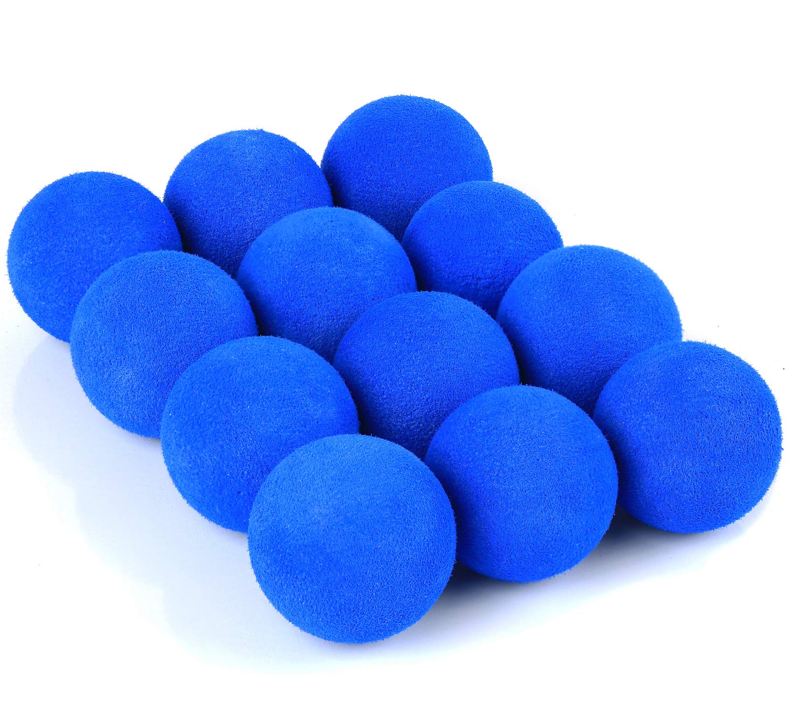 Kiddie Play 12 Pcs Power Popper Foam Balls Refills (Blue)
