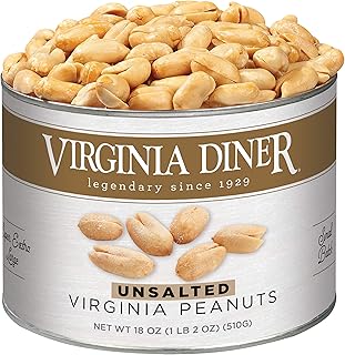 Virginia Diner Unsalted Virginia Peanuts - XL Gourmet Natura