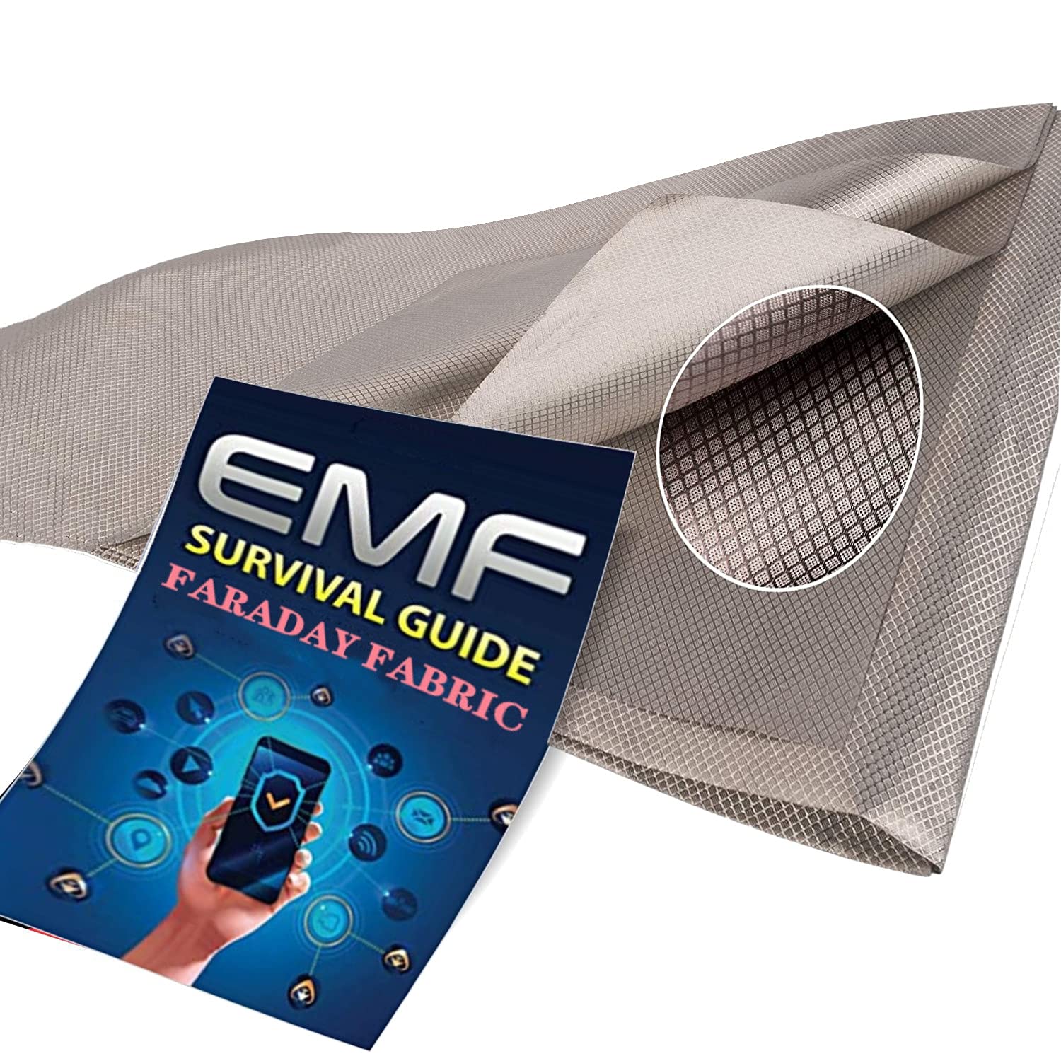 Buy Faraday Fabric 44'' x 36'' Emf Protection Fabric, Military Grade