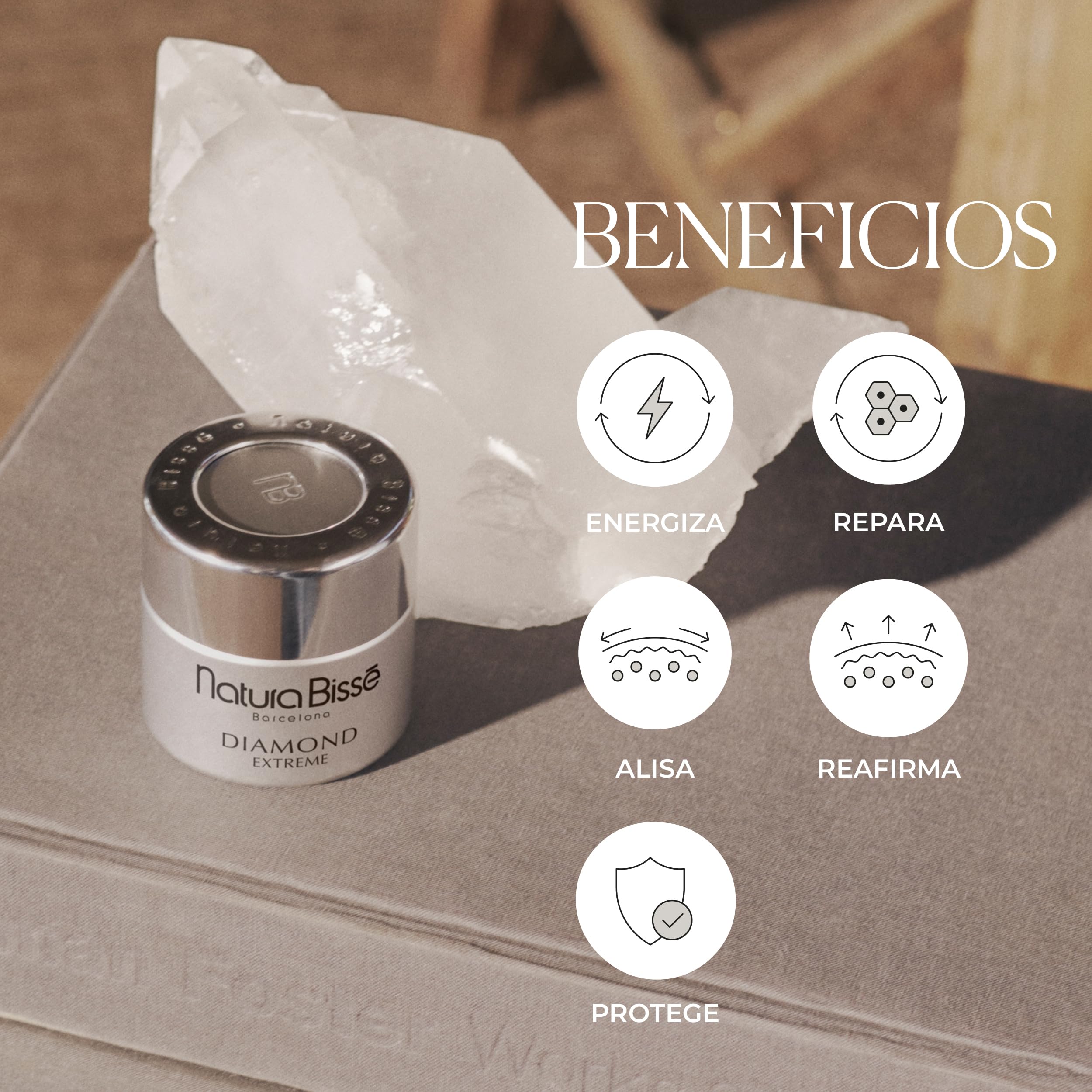 Natura Bissé Diamond Extreme Cream - Rich Texture | Crema Antiedad Energizante | 50 ml