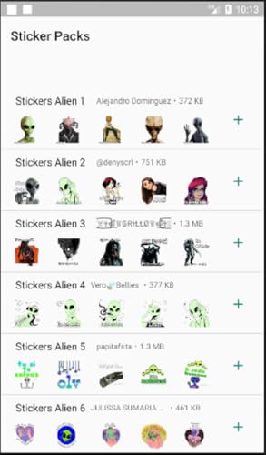 Stickers de Aliens