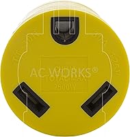 Vista 7 de AC WORKS Generador a adaptador RV de 30 amperios (L5-20 20A 3 clavijas de bloqueo compacto) Amarillo