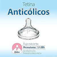 Vista 48 de Dr. Brown’s - Tetina para biberón de cuello ancho, flujo natural nivel 1, flujo lento, 100% silicona, paquete de 2, 0m+