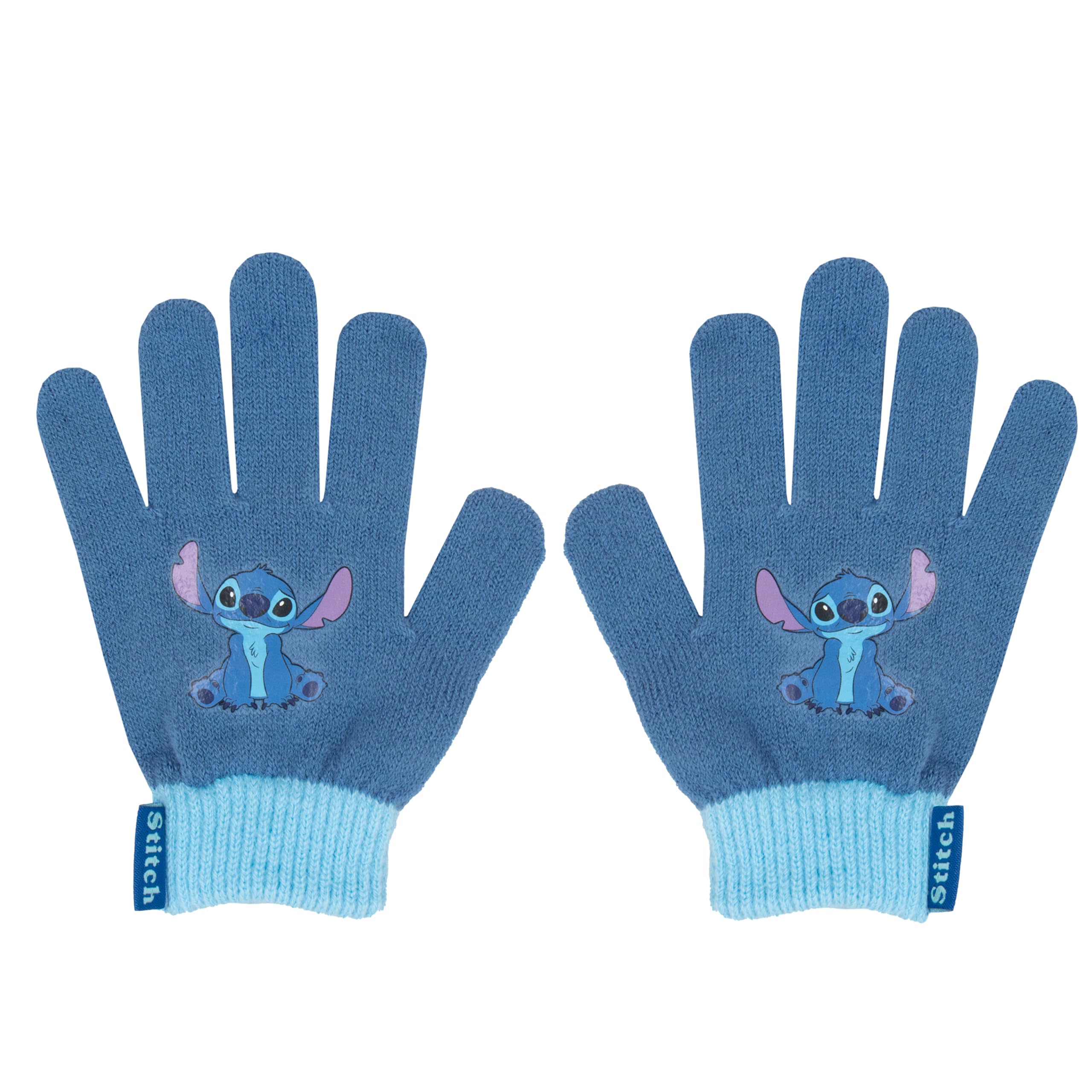 Disney Casquette Stitch | Gant Et Bonnet Stitch | Gant Et Bonnet Enfant | Bonnet Fille | One Size Bleu
