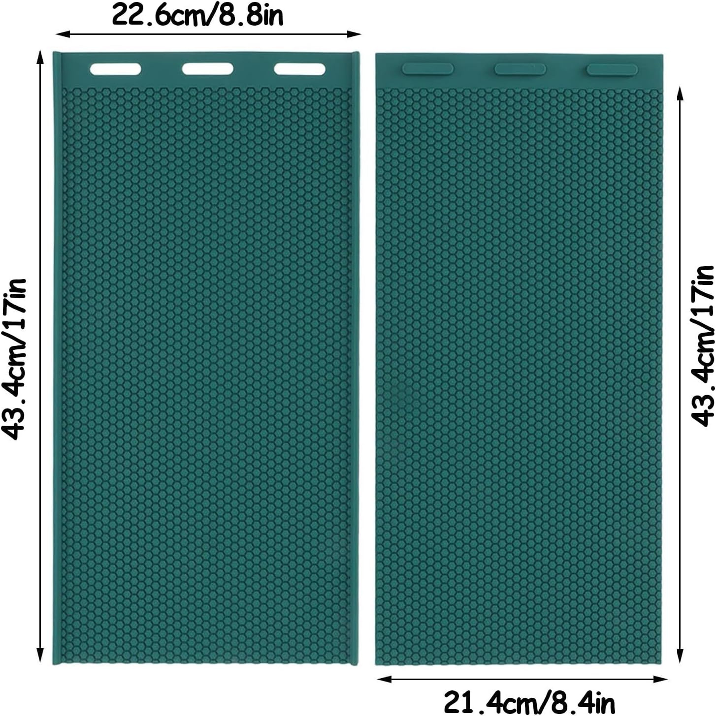 2Pcs Beehive Waxed Coated Foundation Sheet, DIY Beeswax Press Mold Light Weight Beehive Foundation Sheet for Bee Farmgarden breeding