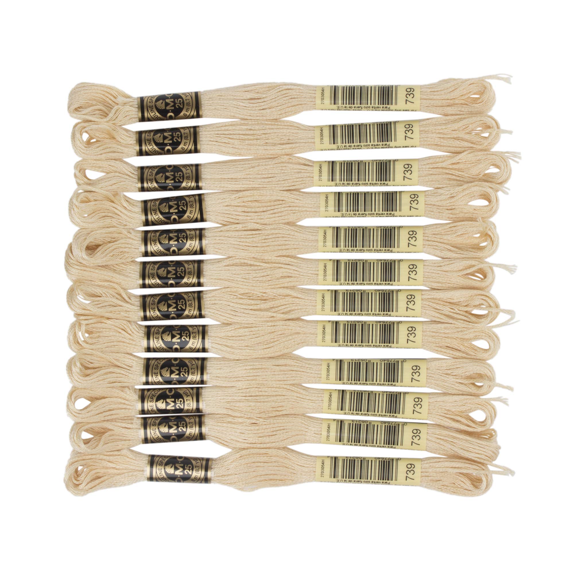 DMC 6-Strand Embroidery Cotton Floss, Ultra Very Light Tan