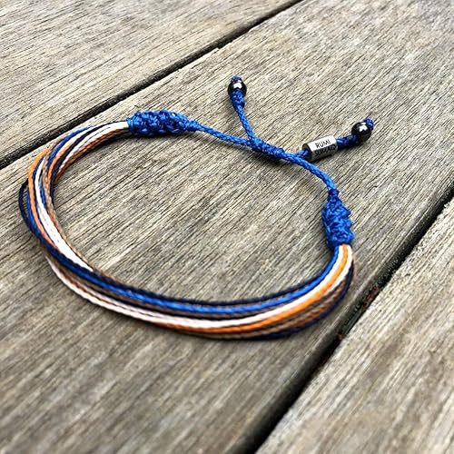 Miniatura 250 de Surfer Bracelets for Men - Handmade Surfer Rope Adjustable Friendship Bracelets - Surf String Bracelet for Couple Women Men Waterproof Beach Jewelry
