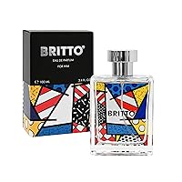 Vista 5 de Britto Eau de Parfum para hombre, 3.4 fl oz Perfume For Him Series - Hecho en Italia