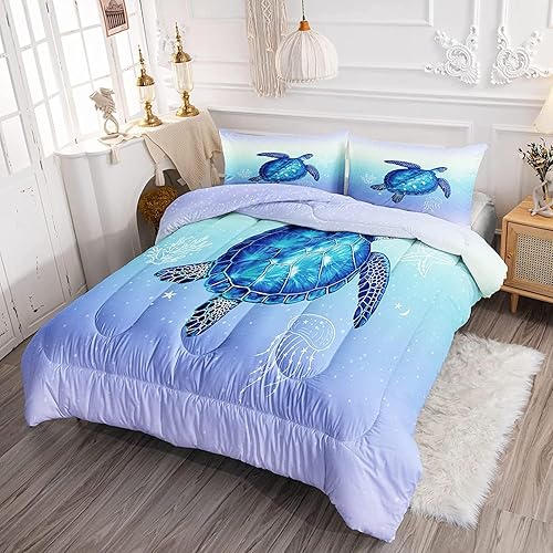 Miniatura 2 de Juego de edredón 3D de 3 piezas con 1 edredón y 2 fundas de almohada para niños, adolescentes y adultos (04, individual)