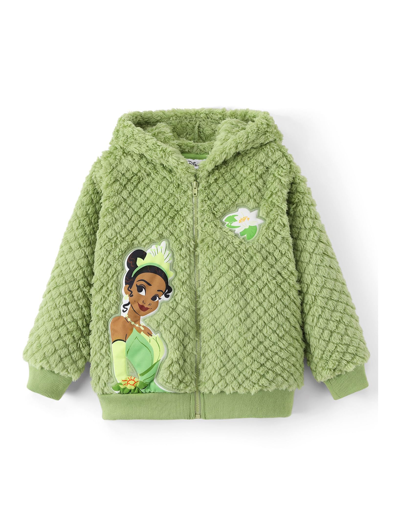 Disney Girl/Boy Fleece Jacket Zipper Sherpa Fuzzy Hoodie Winter Coat 2-13Y