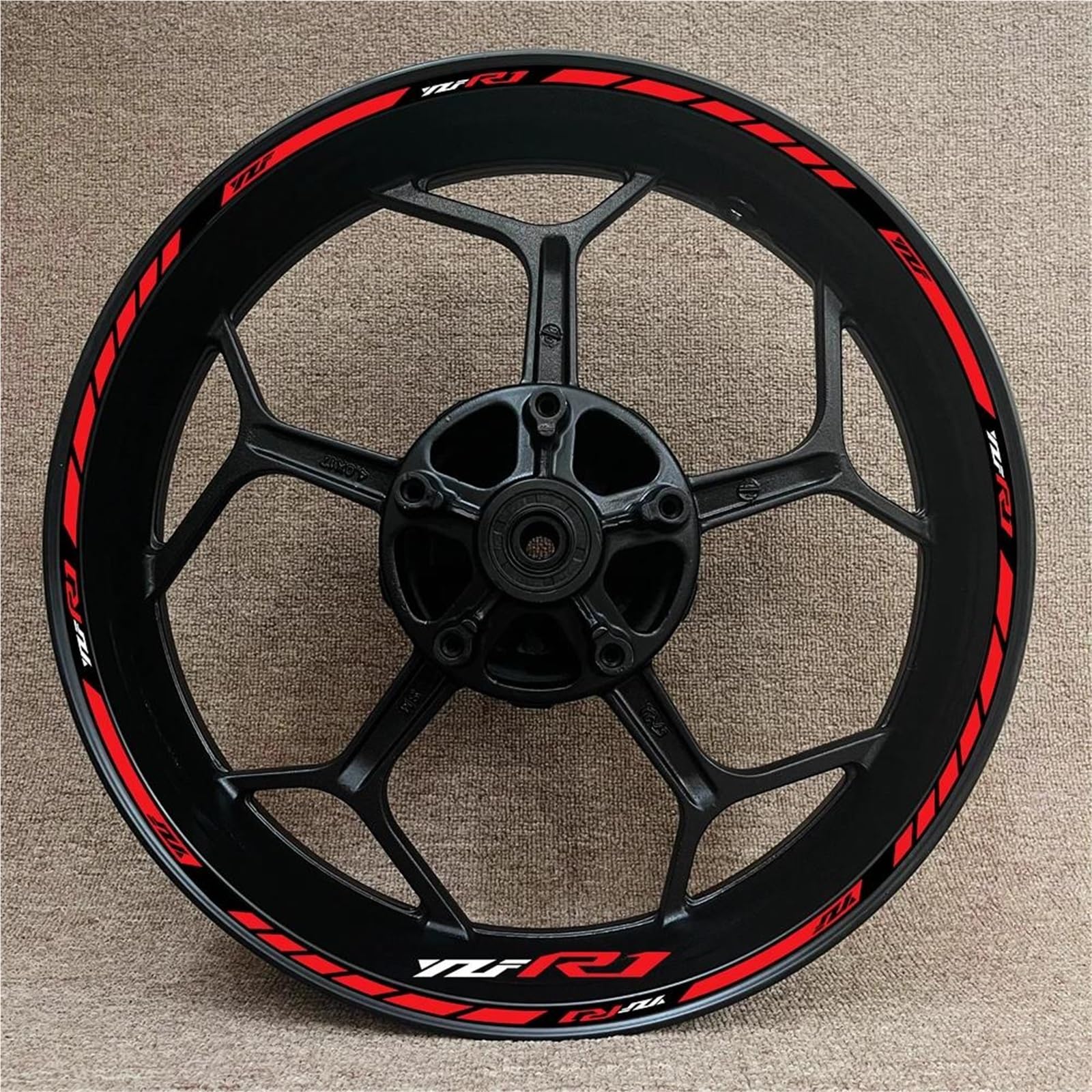 Wheel Stickers Motorcycle Wheel Stickers Rim Reflective Decal for YZFR1 YZF R1 YZF-R1 Stripe Decals Hub Sticker Rim Reflective Decal