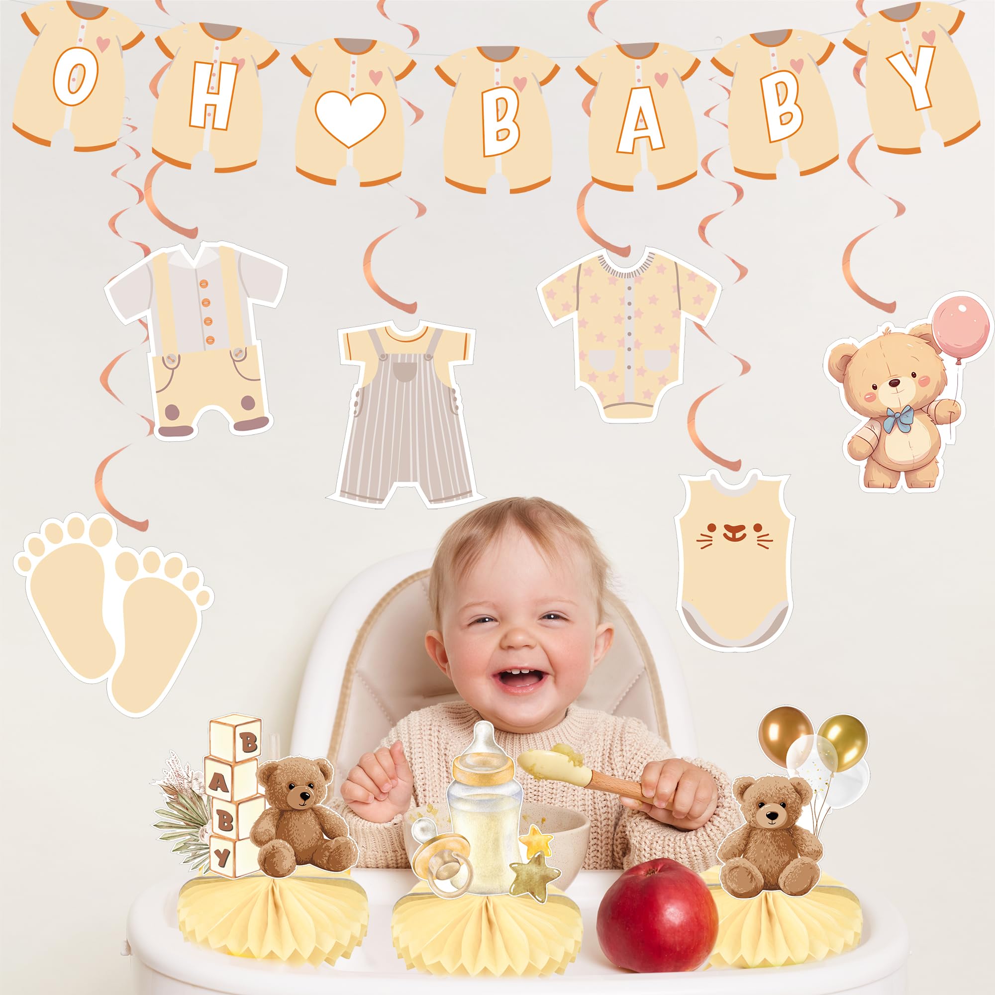 Baby Shower Decorations Neutral Banner - Image 4