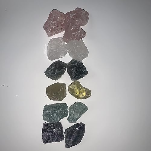 Miniatura 2 de Mezcla de piedras en bruto de cuarzo natural a granel, piedra curativa de meditación Reiki, cristales de tarot de astrología, cristales de tarot,