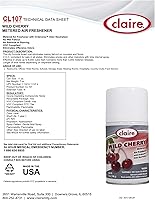 Vista 2 de Claire CL107-12pk Wild Cherry - Ambientador medido; 7 onzas, peso neto, 12