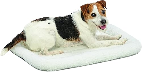 Vista 79 de Cama para mascotas MidWest Bolster, ideal para cajas de metal para perros, se puede lavar a máquina y secar, 36 - pulgadas, Rosado Blush