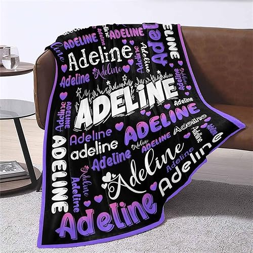 Miniatura 177 de Manta personalizada para bebés, niñas y niños con nombre, mantas personalizadas para niños, manta de bebé personalizada con nombre, artículos