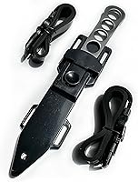 Vista 2 de Diximus Dive Knife – Scuba Diving Knife with Sheath and Leg Strap – Thigh Knife – Stainless Steel Fixed Blade Knife – Hunting Knives – Survival and