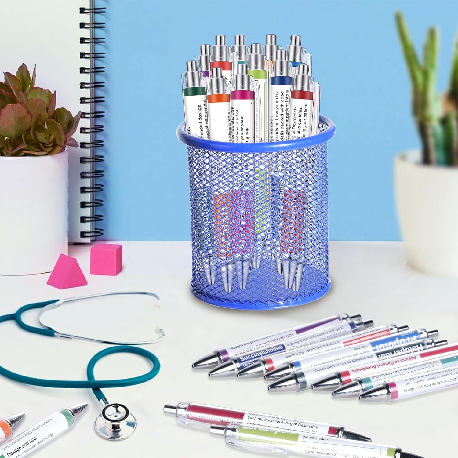 24 Pcs Pharmacy Pens Gifts for Nurse Pharmacist, Funny Drug Retractable Ballpoint Pens, Nurses Week Gifts Bulk, Nurse Medical Pens Pharmacy Tech Technician Graduation Gift Accessories for Women Men - Image 5