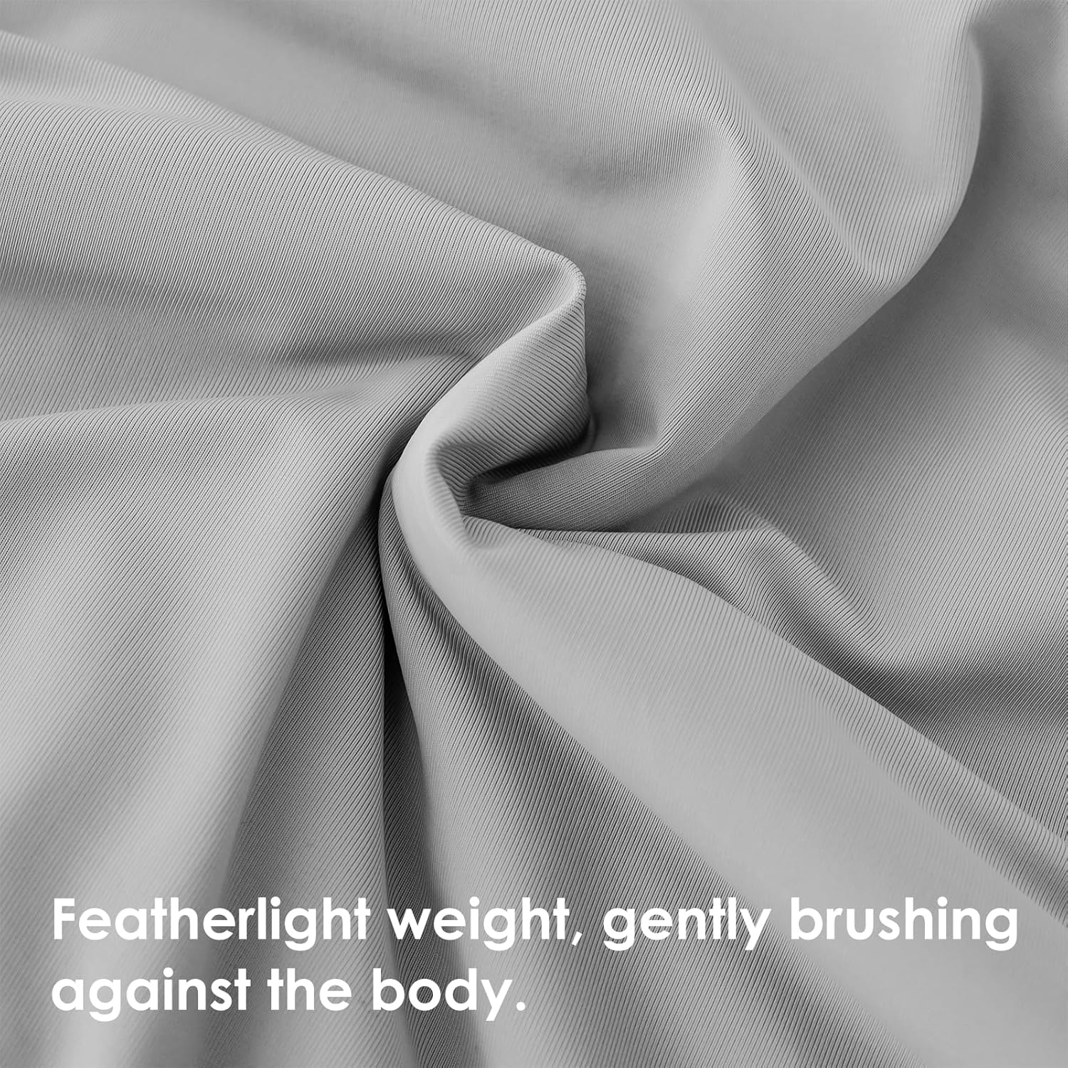 Style Quarters Cooling Comforter for Hot Sleepers and Night Sweats Queen Size, Double Sides Lightweight Breathable Summer Comforter Reversible Cool Blanket, Grey&White 90"x90" - Image 6