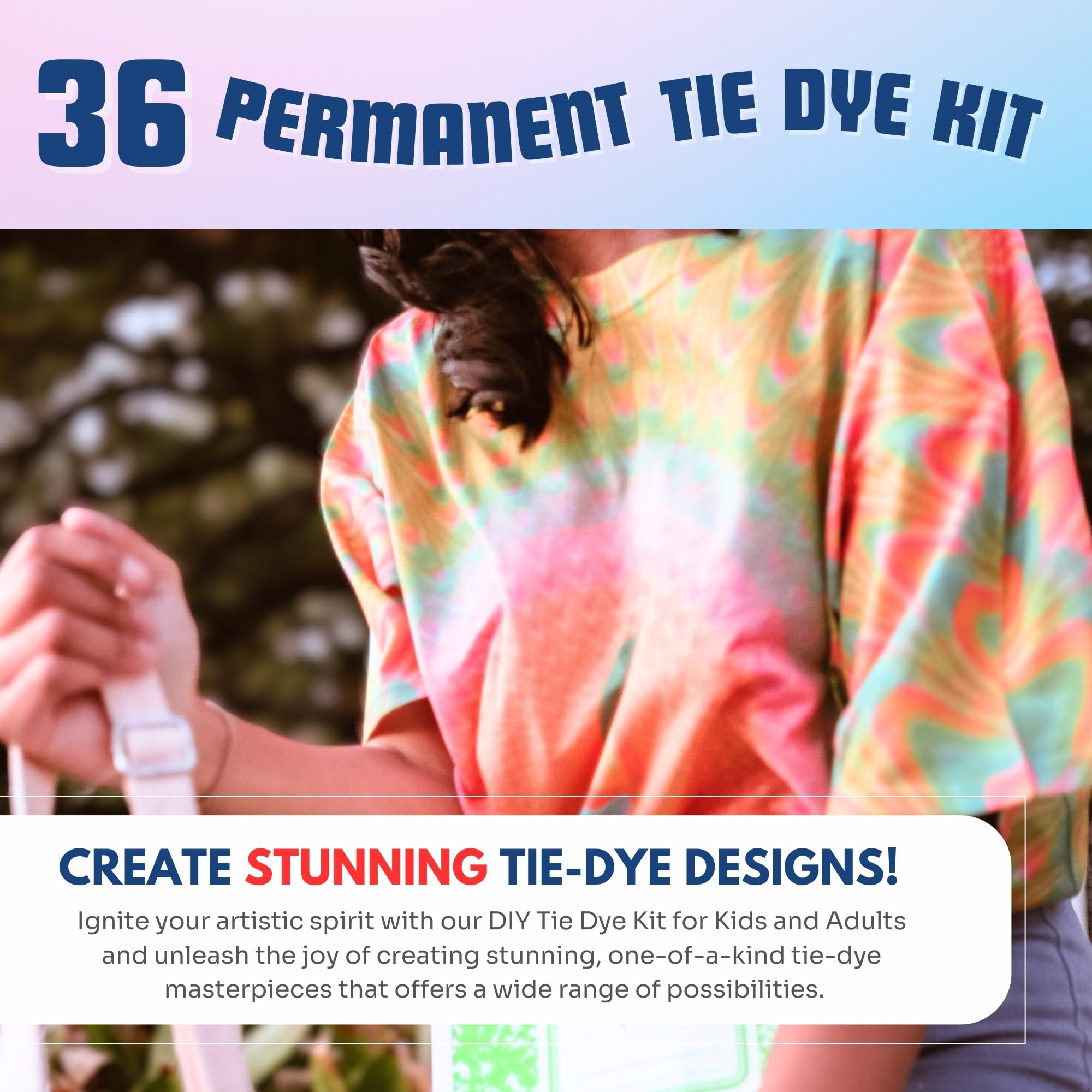 DIY Batik-Set Für Kinder & Erwachsene – 18 Farben, Mit Schürze, Handschuhen & Zubehör, Ungiftig