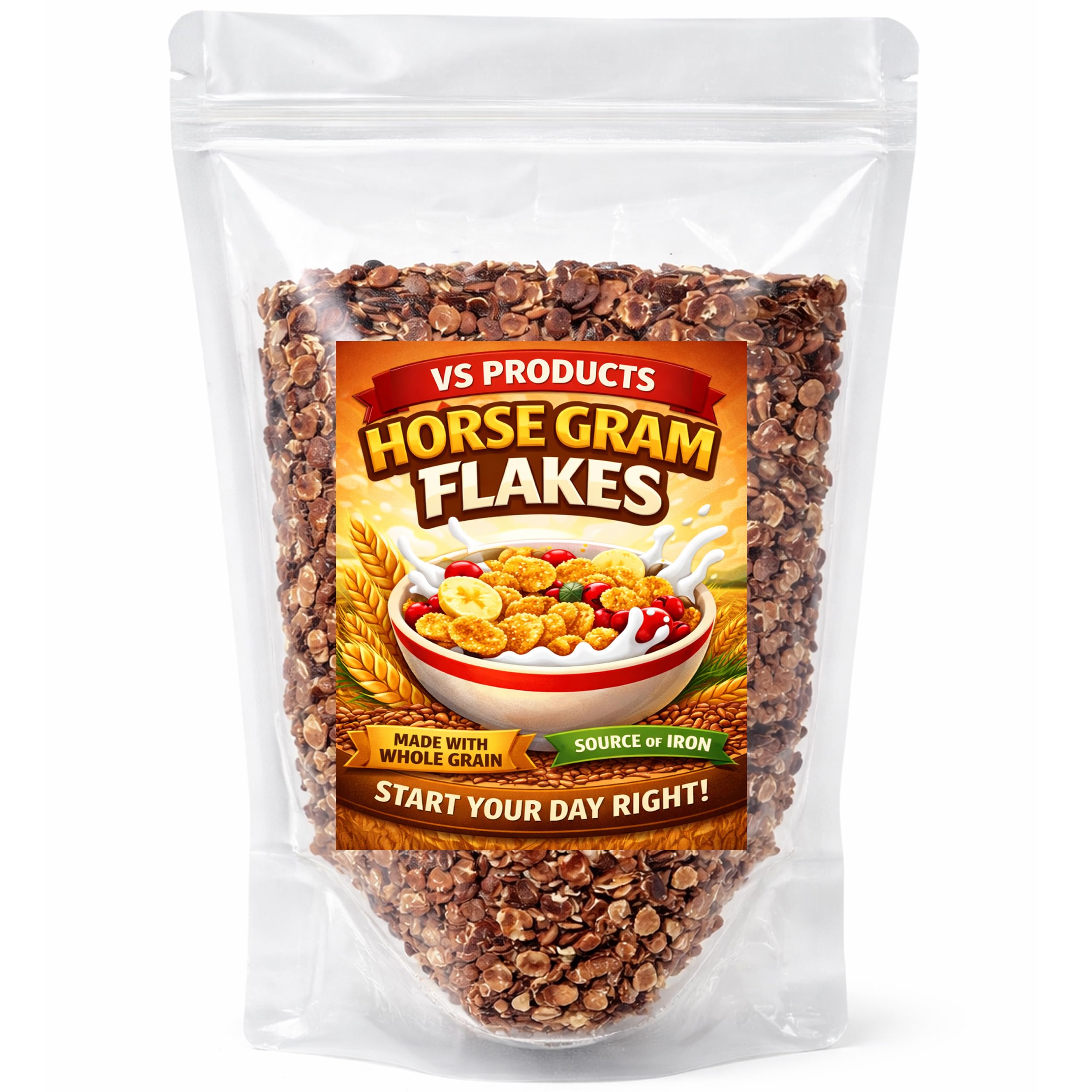 VS Products Kollu Aval, 250g, Horse Gram Aval, Kulthi Flakes, Healthy Breakfast Cereal, High-Fibre Food, 250g-picture-14