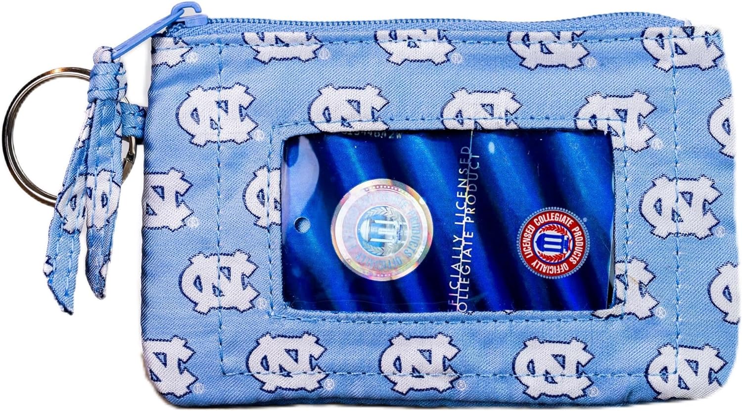StadiumSpot Officially Licensed NCAA Auburn University Premium Silk Coin ID Purse