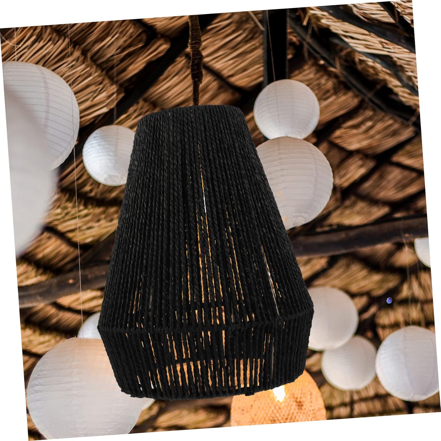 Rustic Style Vintage Lampshade Ceiling Light Shade for Living Replacement Lampshade
