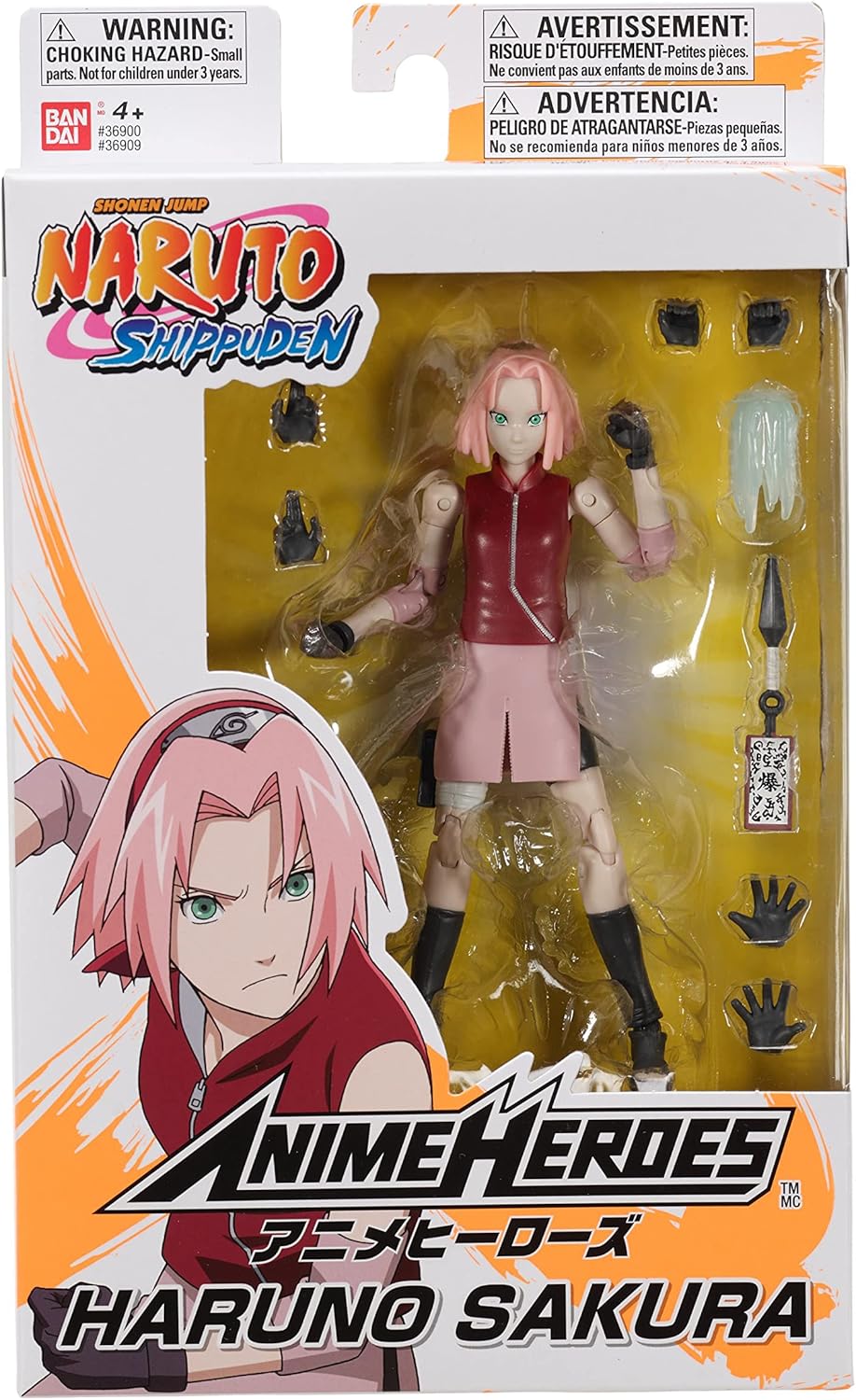 Anime heroes naruto shippuden haruno sakura figura de acci n