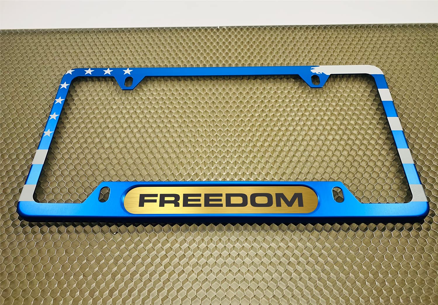 USA Patriotic | American Flag Custom Personalized Anodized Aluminum Thin Top | - Picture 81 of 133
