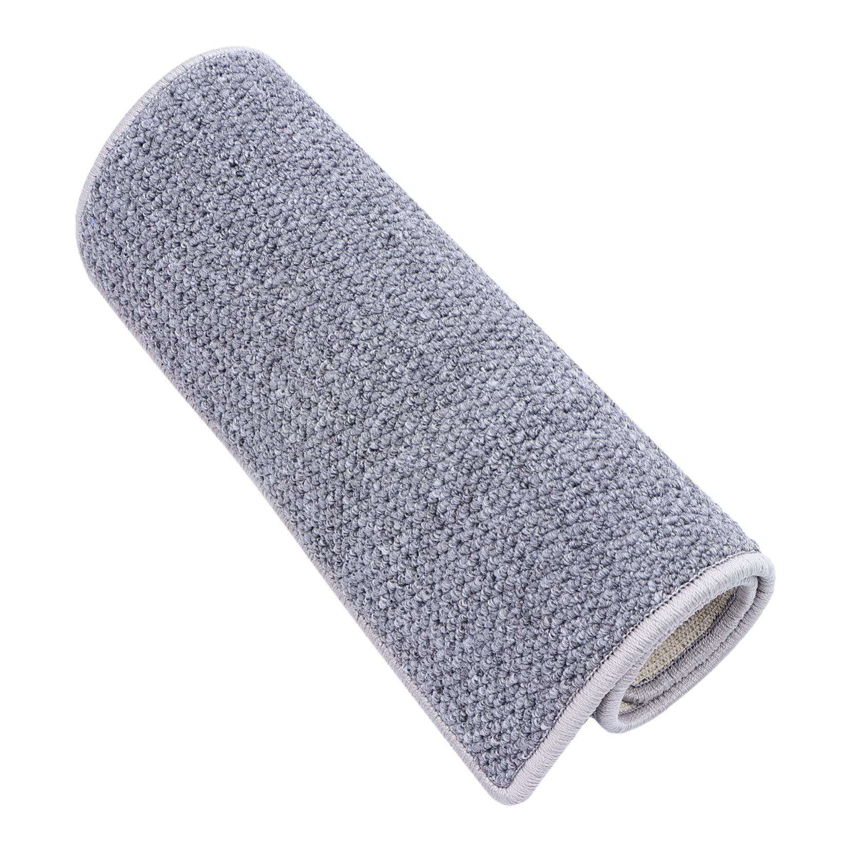 Tapis de sol moderne gris absorbant eau et tapis antidérapant pour salle de bain