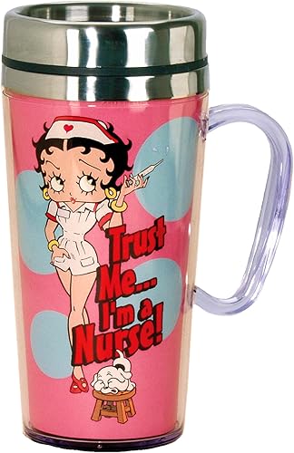Spoontiques - Vaso de vino (acero inoxidable), Enfermera betty boop