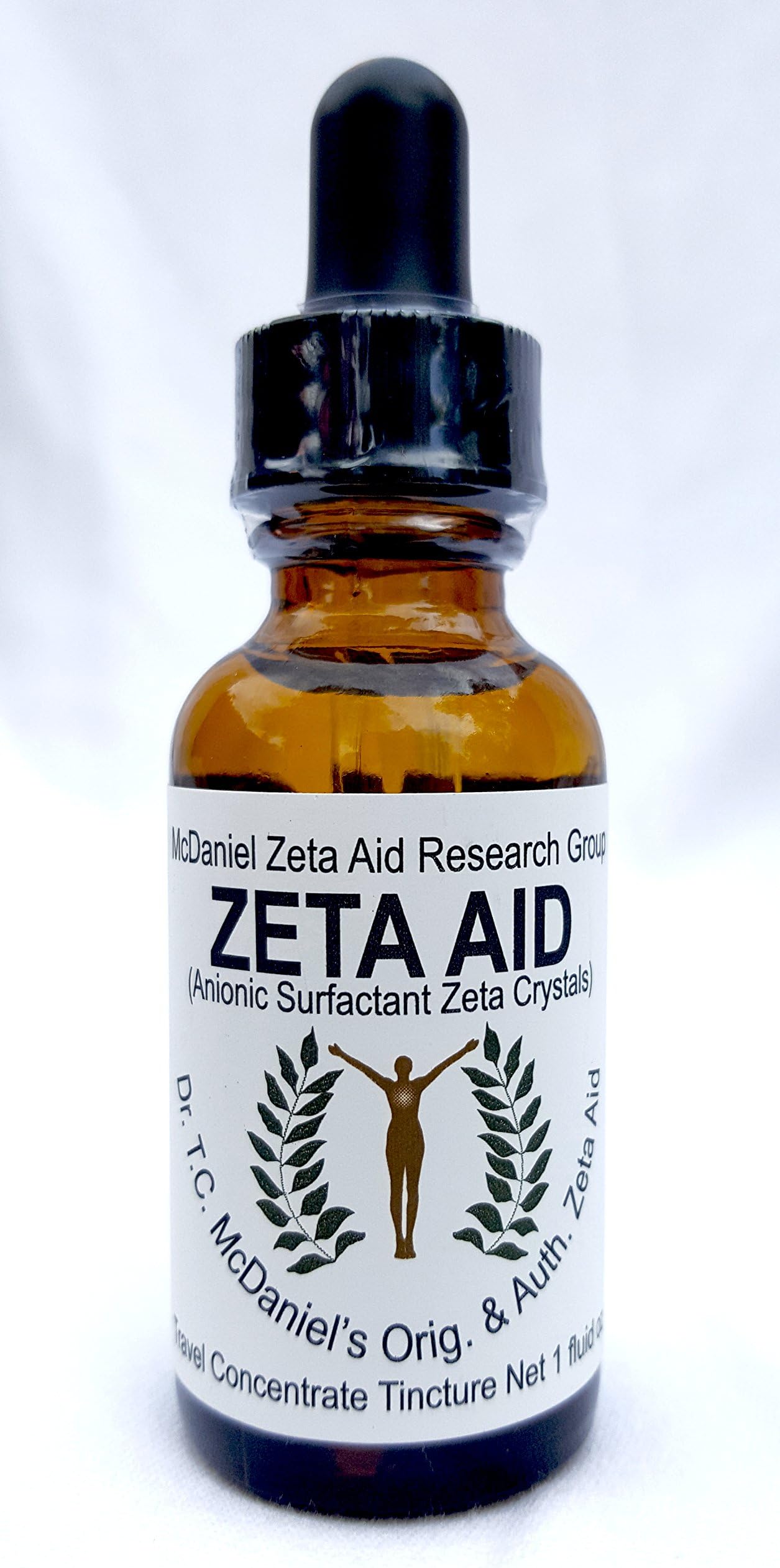 Zeta Aid Tincture - Dr. TC McDaniel’s Original and Authorized Zeta Aid - 1 oz Travel Bottle