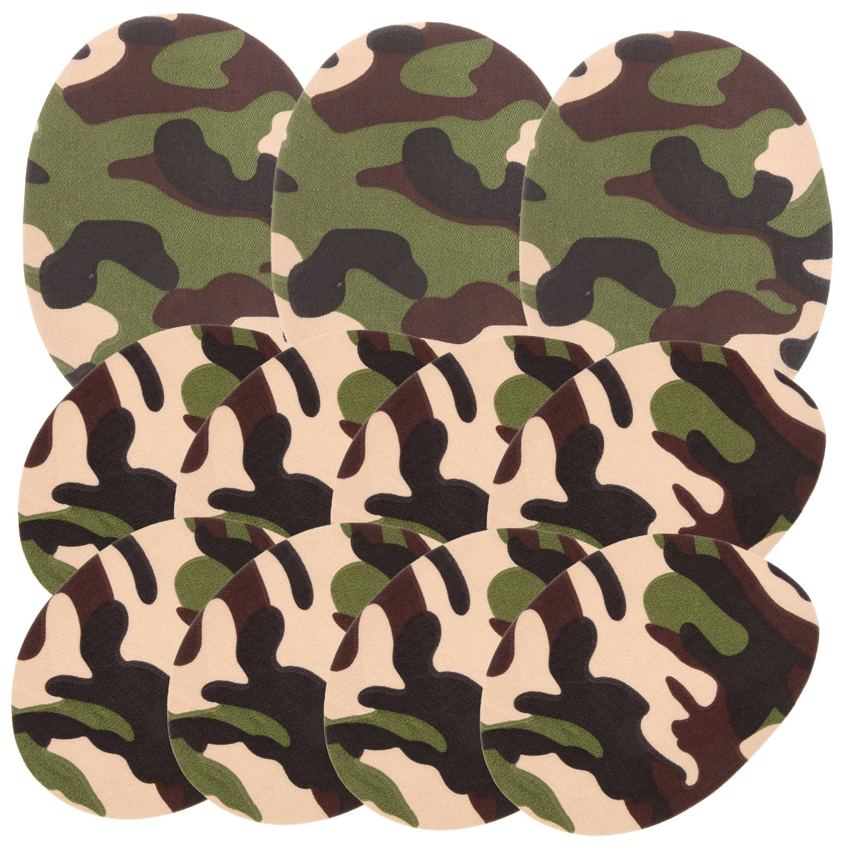 5 Sätze Stoffpatch Stitsch Утюг Aufbügelpatches Kleidungslöcher Bügeln Flicken Für Outdoor-kleidung Tarnfleck Camouflage-kleidungsflicken Flicken Zum Nähen Polyester 10 Stück * 5