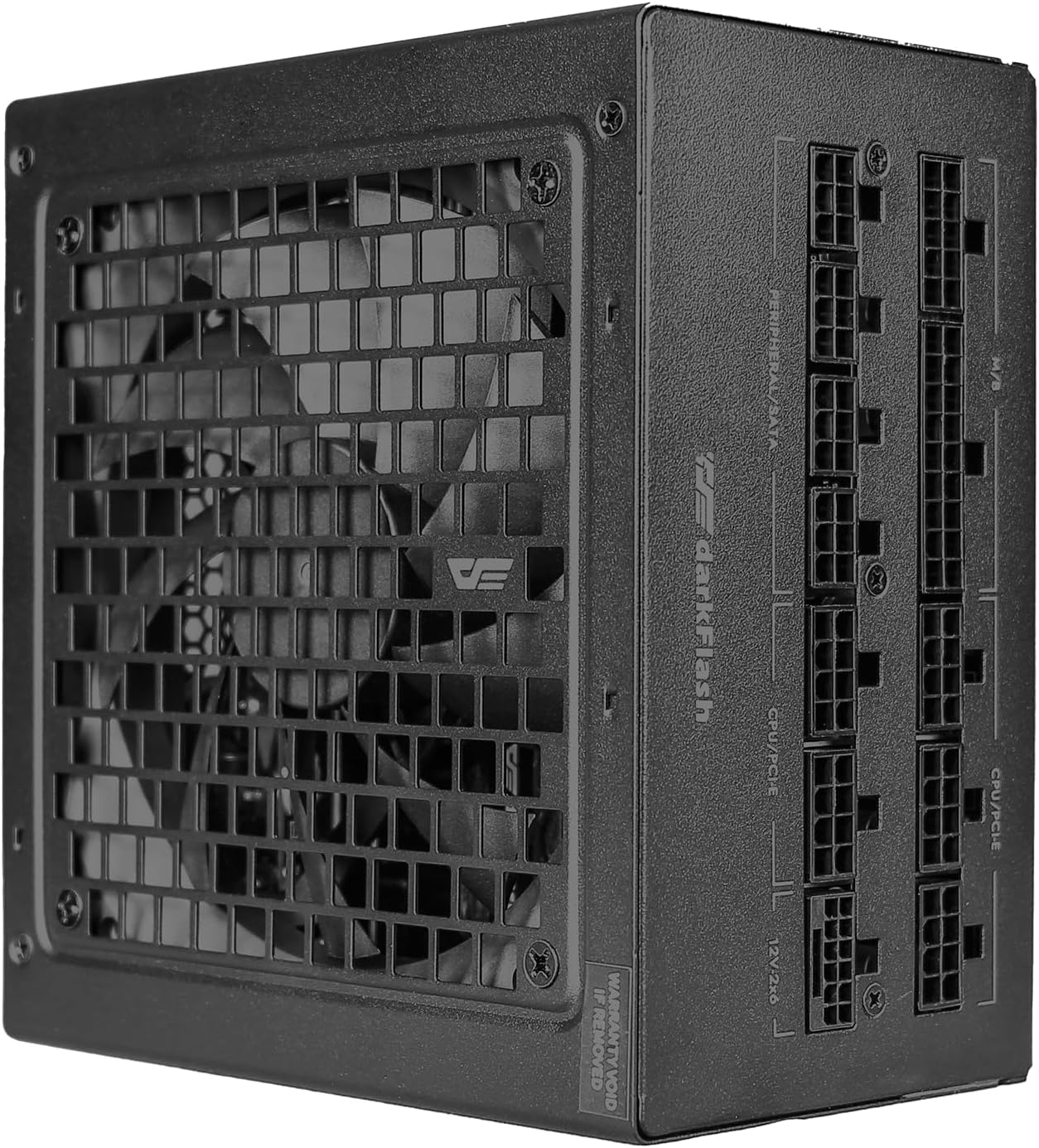 darkFlash ATX 3.1 Power Supply 650W 80 Plus Gold Certified PSU, PMT650 Fully Modular PC Power Supply, Native PCIe 5.1 12V-2x6 for RTX 5070 4070 Ti 4070 4060, Japanese 105C Capacitors, FDB Fan, Black
