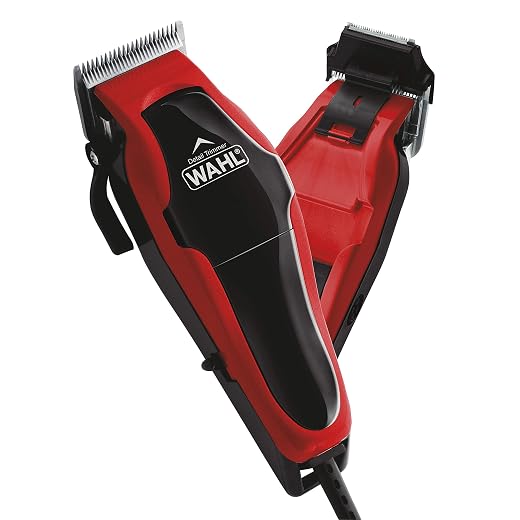 Wahl USA Clip 'N Trim 2 in 1 Corded Hair Clipper with Pop Up Trimmer Kit | The Perfect Corded Hair Clippers For Men’S Haircuts And Long Beard Touch Up Grooming – Model 79900-1501P