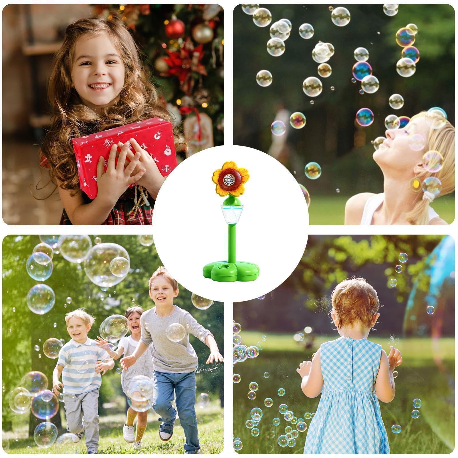 Macchina delle Bolle per Bambini Giocattolo da Esterno Ricaricabile con | Soffiatore Automatico Di Bolle Da Esterno Giocattolo Per Bambini Per Feste Matrimoni Giochi Estivi Giar