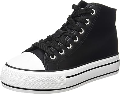 zapatillas botin negras