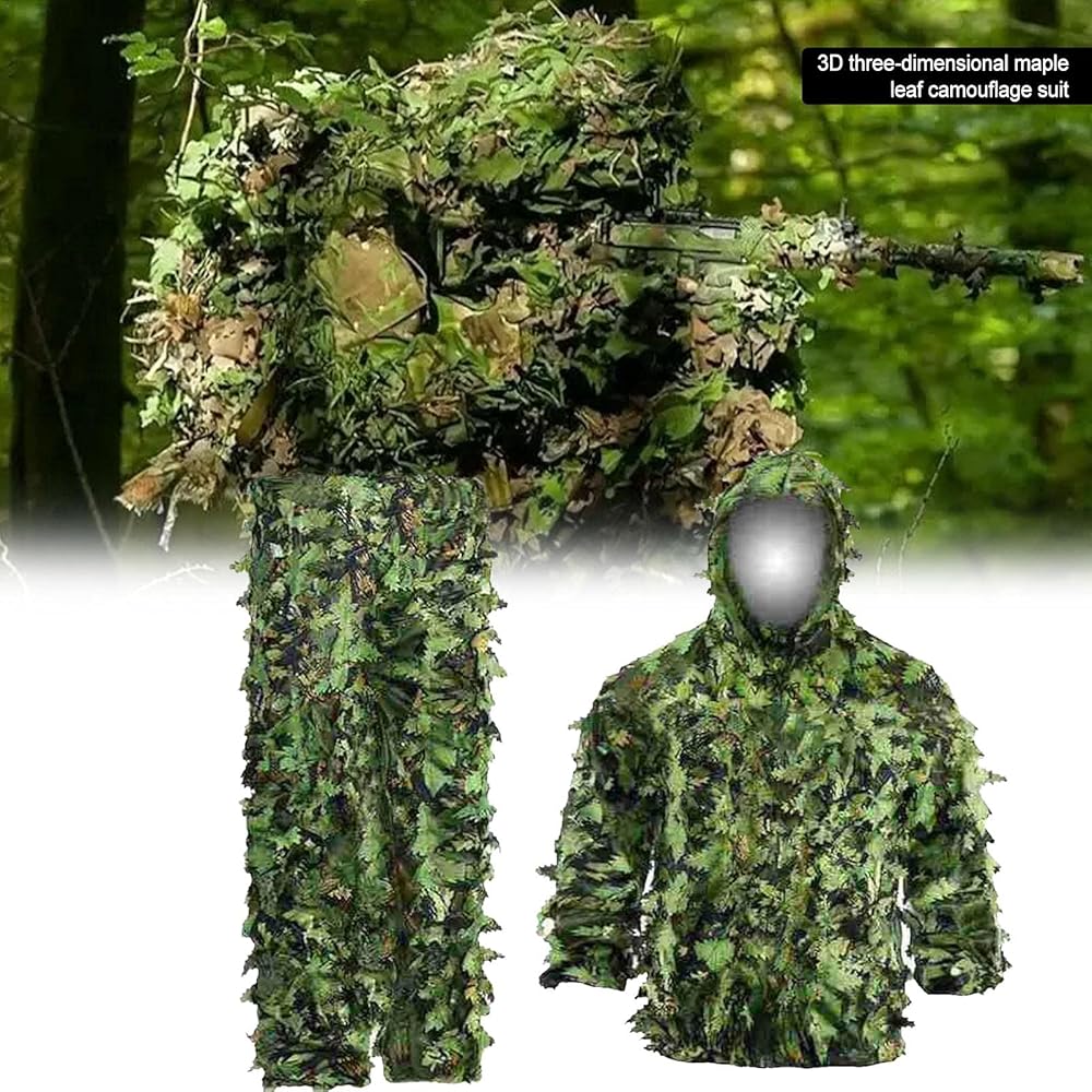 Amazon | [Gereton] ギリースーツ 森林 サバゲー 戦闘服 迷彩服