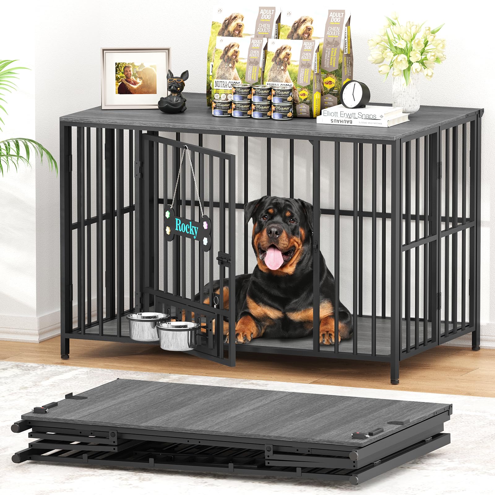 Easycom 43 inch Dog Crate Furniture