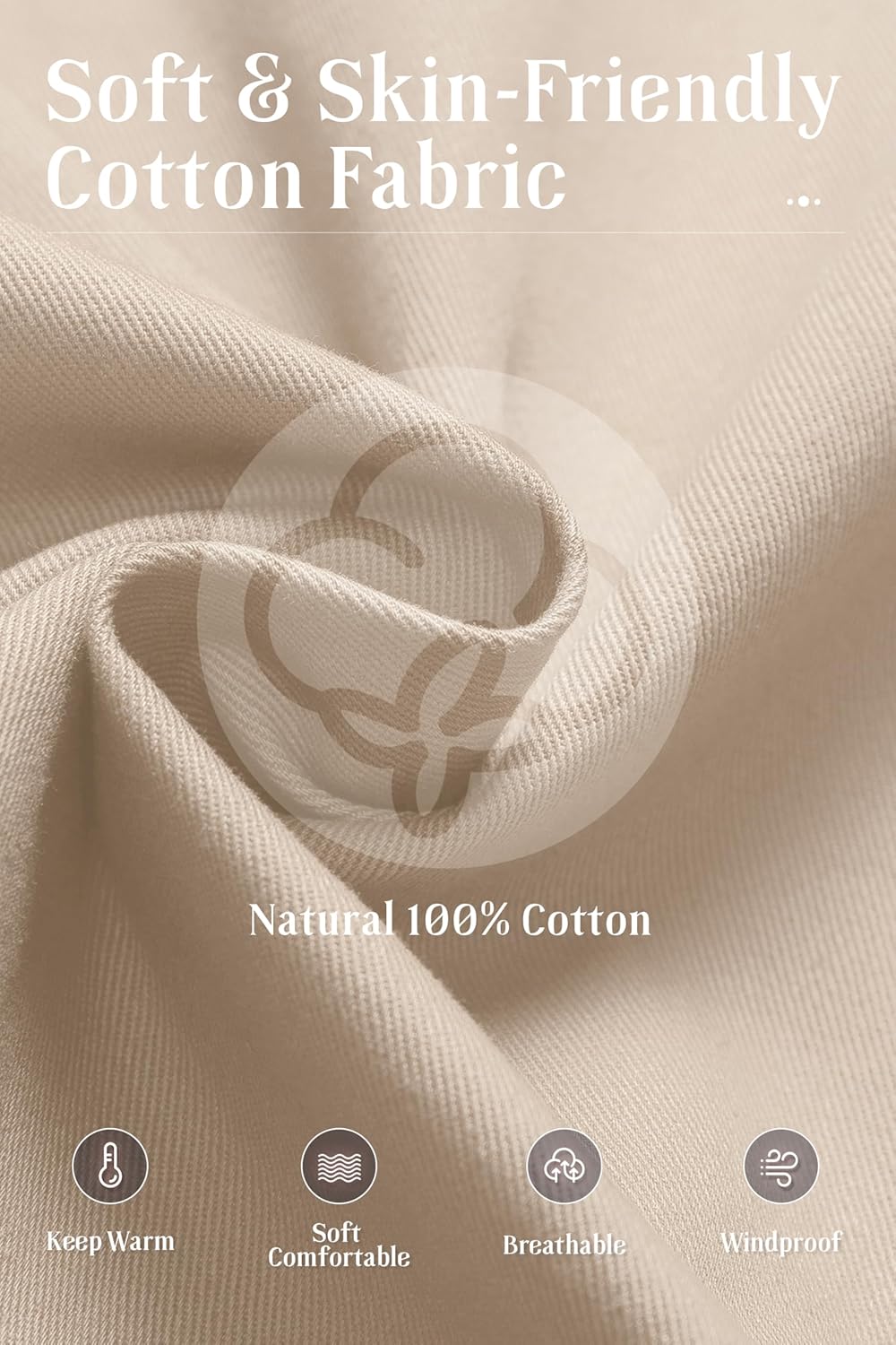 Pursky Women's Cotton Anorak Jacket Lightweight Casual Military Jackets Safari Utility Coats With Removable Hood - Image 5