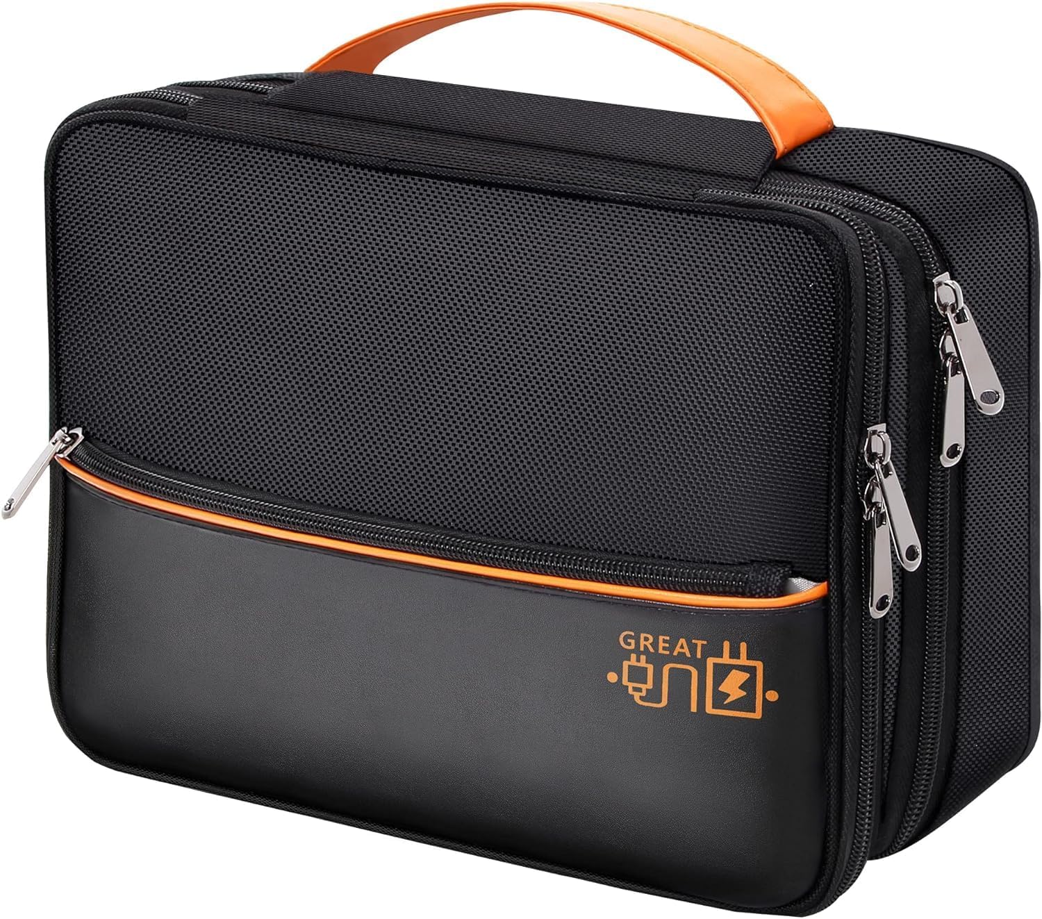 VYATIRANG Electronics Accessories Organizer Bag Universal Carry Travel Gadget Bag for Cables Gadget Hard Disk USB Cable Power Bank Mobile Charger Earphone (Gadgets Bag Double Layer, Black) (B0CQ2K826Q) Amazon Price History, Amazon Price Tracker