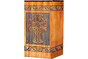 Personalized Wooden Urns For Human Ashes Adult, Cremation Urn For Ashes, Urn...