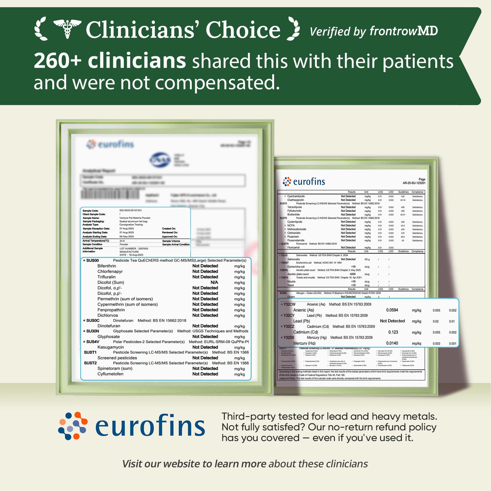 Venture Pal Superior Ceremonial Grade Matcha Powder 100 Pure First Harvest Matcha Powder Green Tea sourced from Uji — view 2