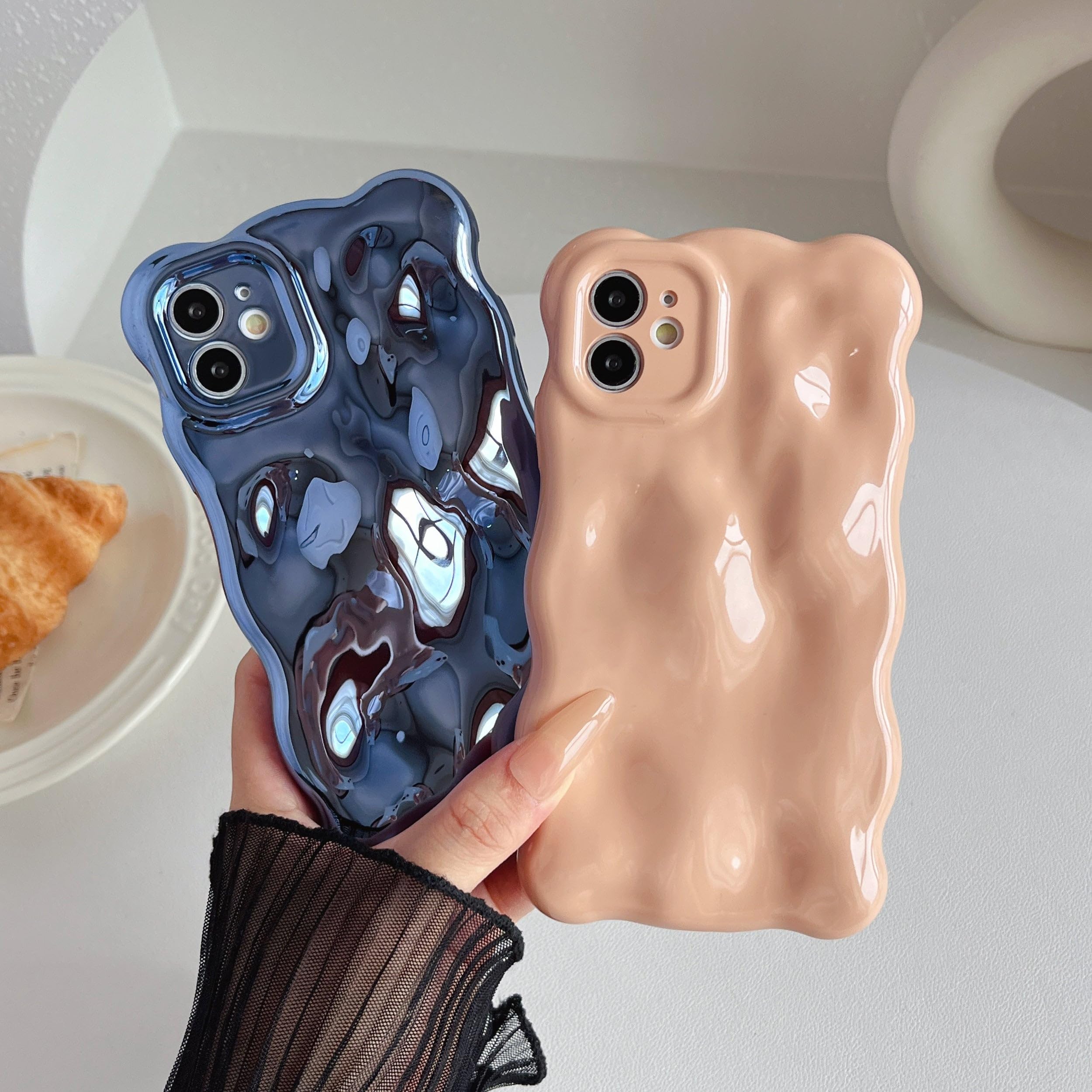 Caseative For IPhone 12 Pro Case,Water Ripple Wave Meteorite