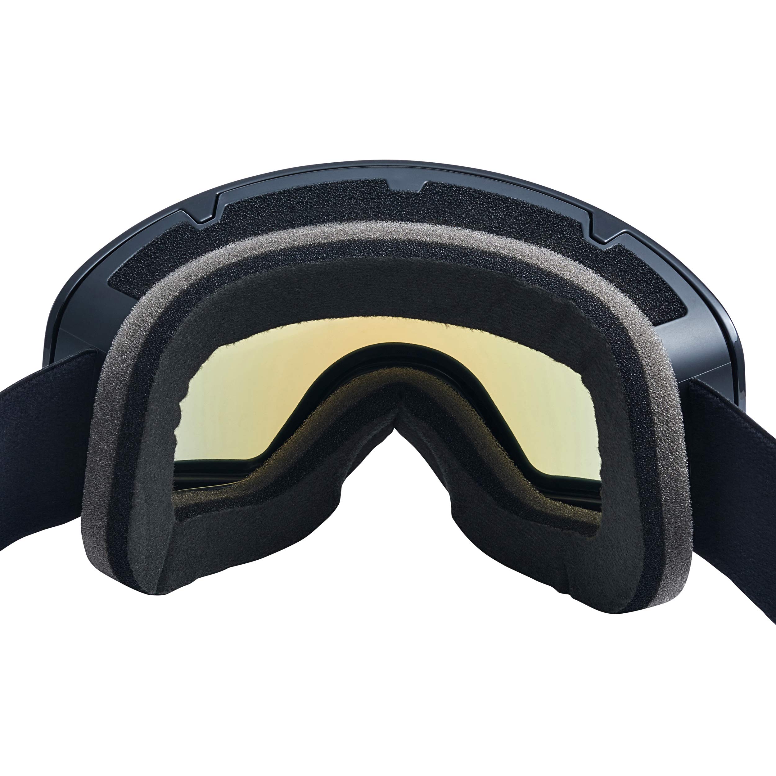 Black Crevice Skibrille Schladming I Ski-Brille I Skibrille Herren & Damen mit bruchfester Doppelscheibe I Anti-Fog-Beschichtung & UV 400 Schutz I größenverstellbar