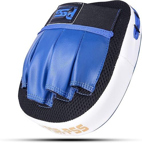 Miniatura 6 de Juego de 6 guantes de boxeo para niños, color azul, 1022 y 1113, para entrenamiento profesional, kit de accesorios para MMA Muay Thai Kickboxing, 6