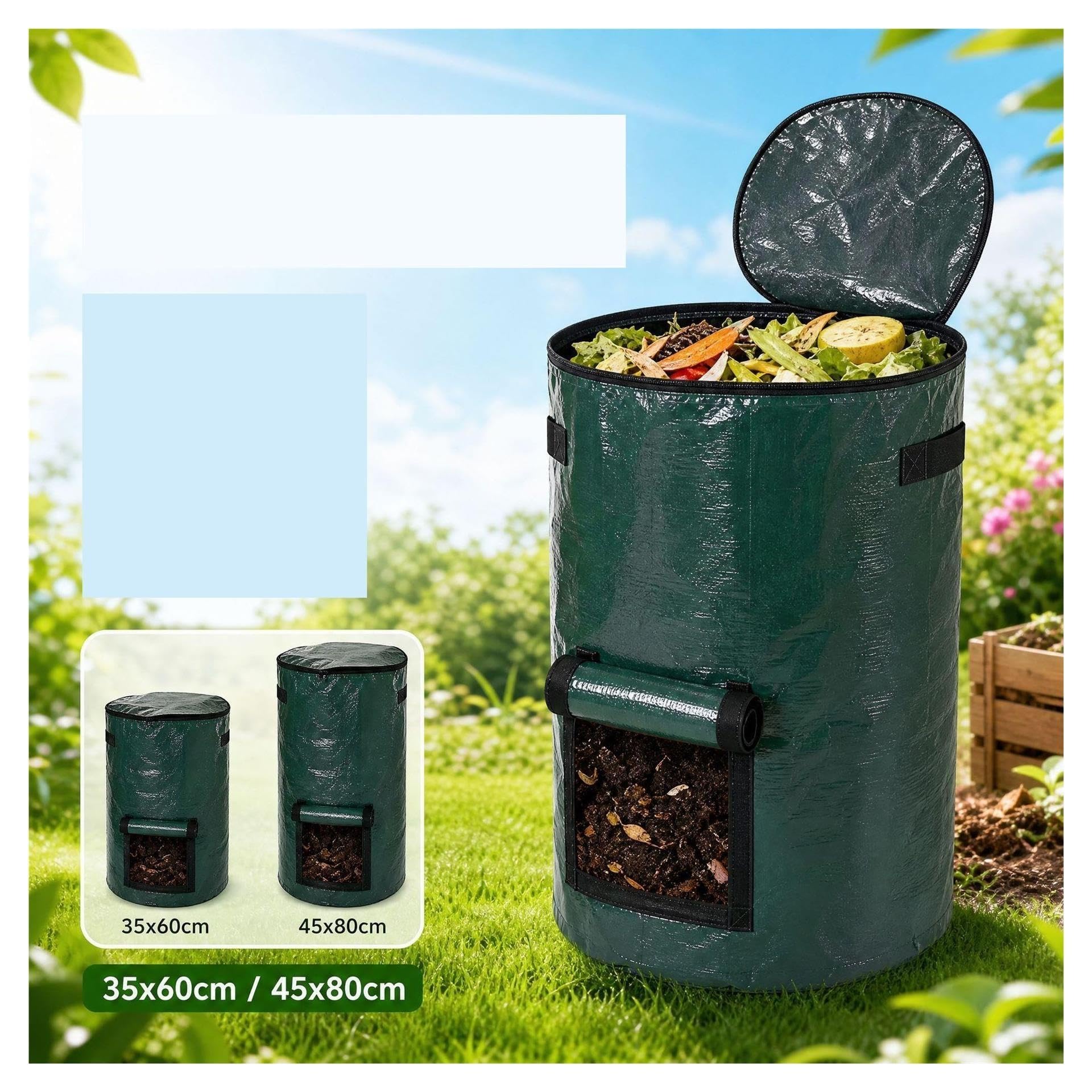 3pcs Gardening Leaf Bags Pour Jardin
