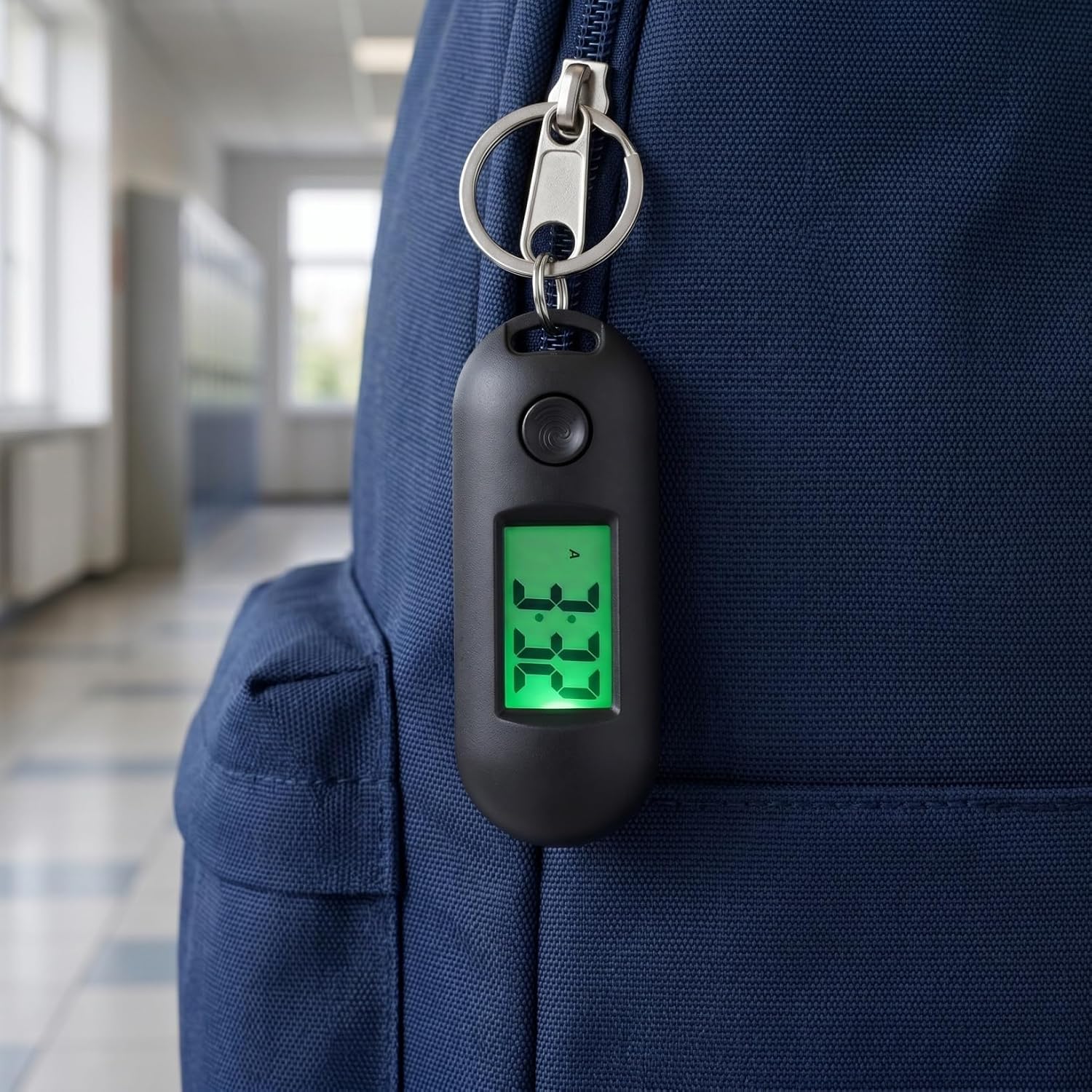 2pcs Digital Pocket Watch Clip on Keychain Examination Electronic Watch Backpack Keyring for Kids Nurse Student Test School and Outdoor Use