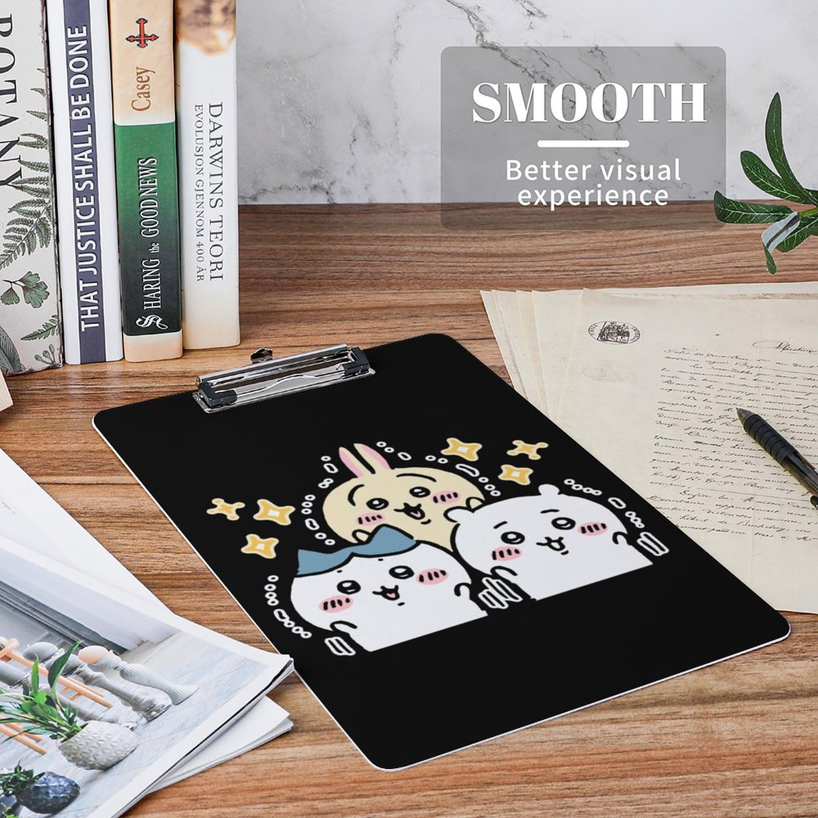 Amazon | クリップボード ちいかわ バインダー 伝票バインダー A4 縦型 